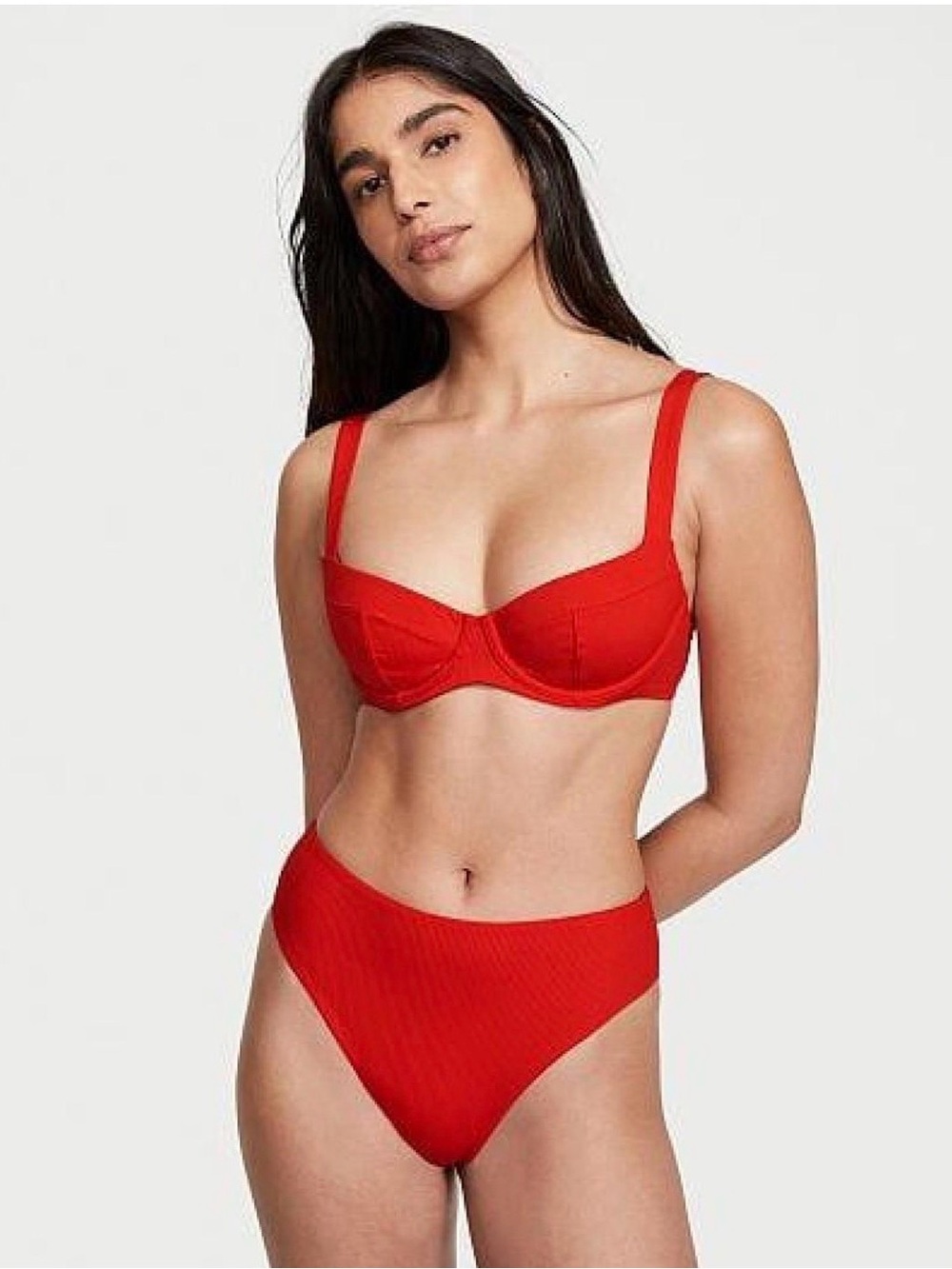 Red Underwire Bikini Set Victorias Secret XL